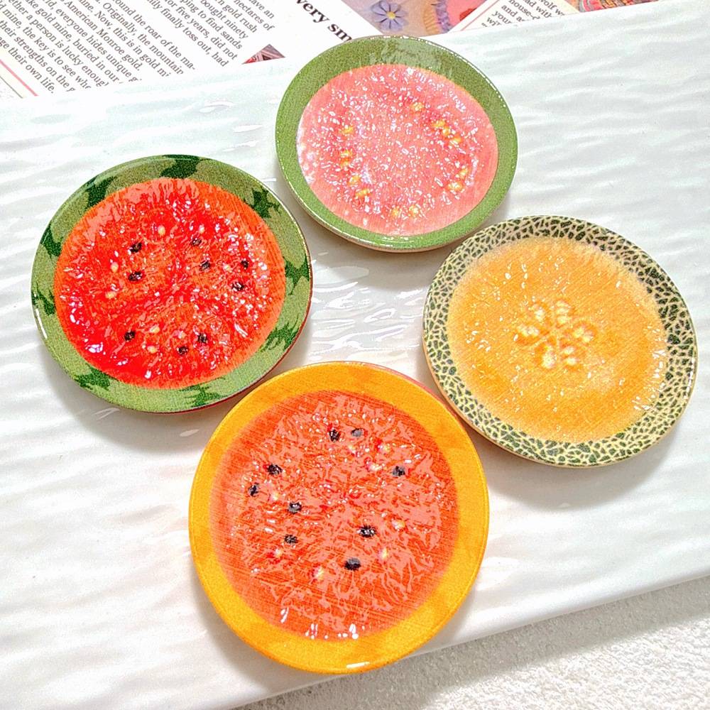 仿真树脂水果食玩盘子饰品配件diy奶油胶搞怪发夹包挂件洞洞鞋花图片