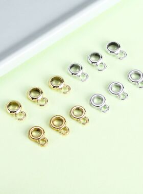 万能扣挂件配饰简约合金电镀饰品配件diy项链手链女服饰包包材料