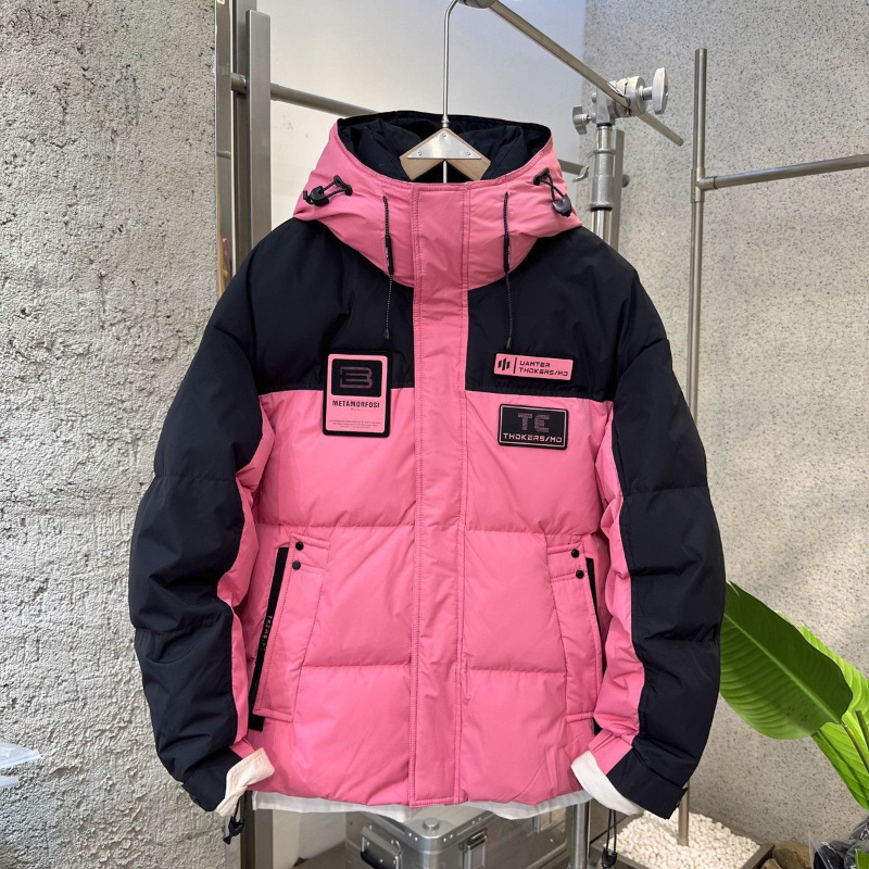 痞帅御寒羽绒服男士潮牌拼接撞色