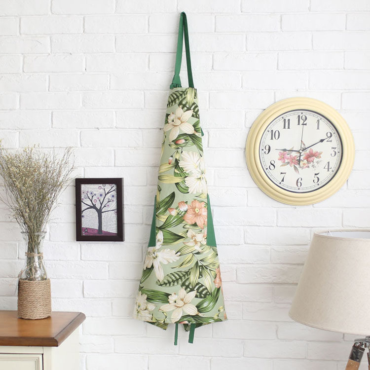 棉布 田园花朵系列 加厚围裙 双口袋 居家布艺 厨房 均码,家庭/个人清洁工具,围裙,淘宝优惠券,粉丝福利购,淘宝优惠卷