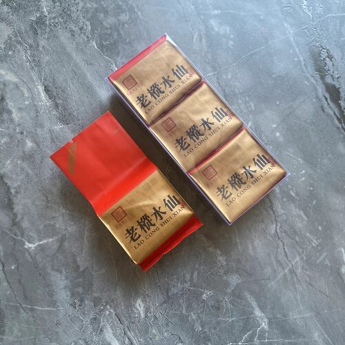 武夷山岩茶特级老枞水仙茶叶花果香浓香型大红袍乌龙茶品鉴装