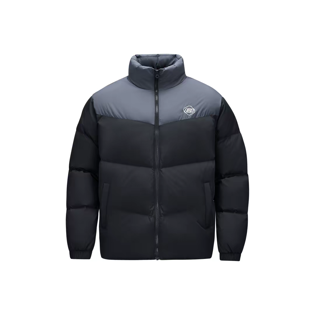 斯凯奇羽绒服男女同款拼色立领棉服保暖防寒情侣休闲短款外套,运动服/休闲服装,运动羽绒服,淘宝优惠券,粉丝福利购,淘宝优惠卷