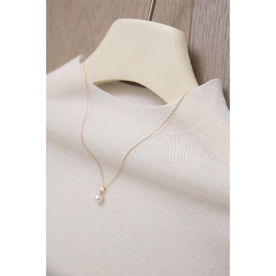 五分袖半高领短袖t恤内搭上衣女