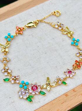 杭州景区繁花似锦新中式手链