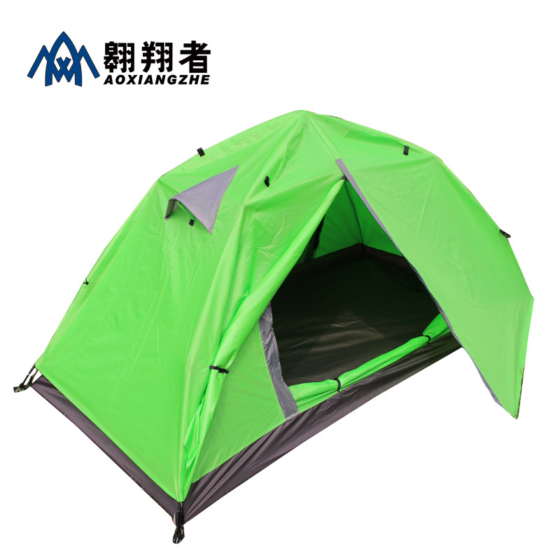 翱翔者户外单人自动帐篷双层防雨钓鱼帐篷免搭速开垂钓 帐篷包邮