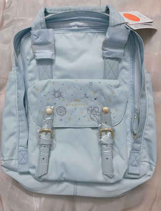 Doughnut都乐甜甜圈梦幻天使银河星辰双肩包大容量刺绣书包电脑包