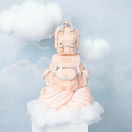 Doughnut甜甜圈羊羔绒摇粒绒斜挎单肩双肩多用相机包手机包冬限定