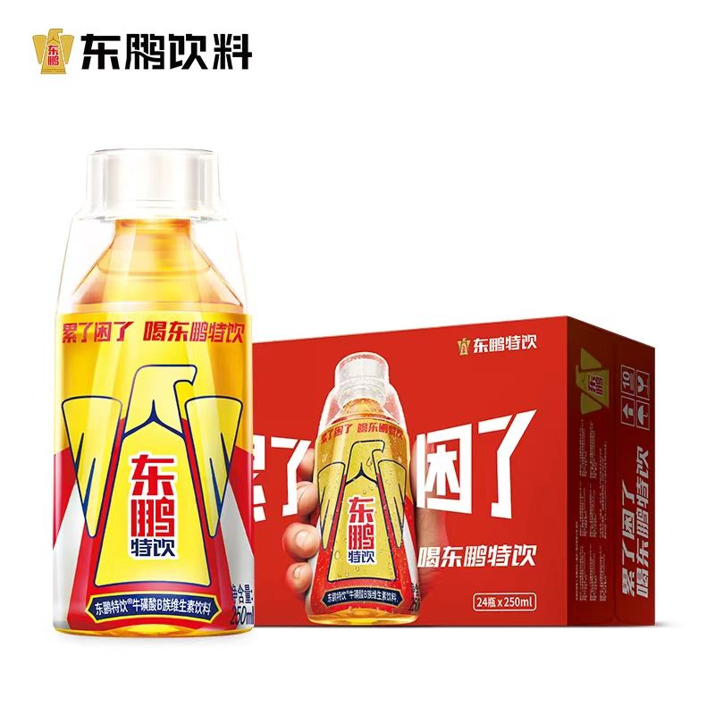 东鹏特饮维生素功能饮料250ml*24瓶小瓶提神抗疲劳能量牛磺酸饮品