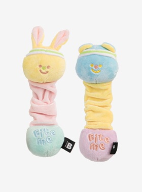 现货~[HaBe]BM弹力小熊兔兔发声玩具狗狗玩具 韩国代购