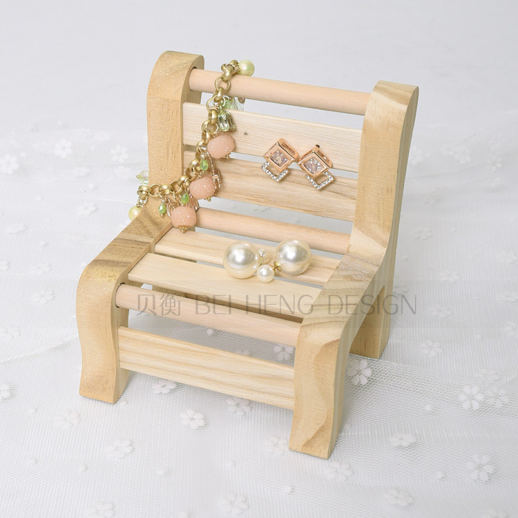 통나무 귀걸이 스탠드 팔찌 비즈 디스플레이 소파 스툴 쥬얼리 스탠드 쥬얼리 디스플레이 원목 세트 디스플레이