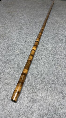 长度 1.2米直径1.8到1.9精美老竹子把玩 实心竹金丝竹手杖登山杖