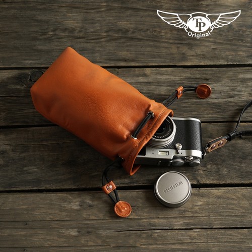 牦牛皮富士x100vi相机包皮套收纳