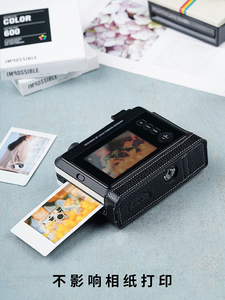 TP 오리지널 LEICA LEICA SOFORT 2 카메라 가방 보호 커버 SOFORT2 폴라로이드 가죽 케이스 수납 액세서리