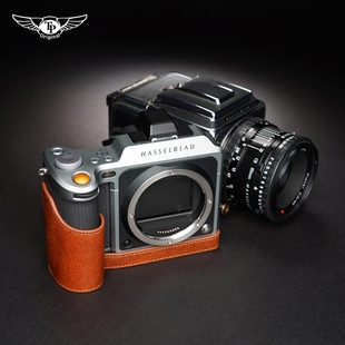 X1D2皮套 手工牛皮 50C相机包x1d 真皮保护套半套手柄 哈苏X1D