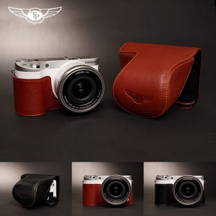 NX1000真皮相机包 适用于三星NX500 NX2000 NX3000 保护套 NX300M