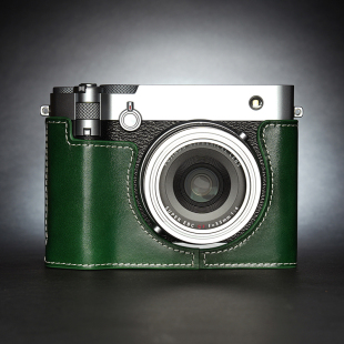 TP原创 送镜头盖皮贴 真皮富士GFX100RF皮套相机包保护套牛皮手柄