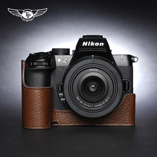 TP原创 适用于尼康Z50ii相机包Z50二代保护套真皮套半套牛皮配件