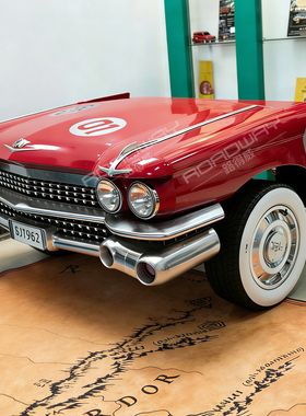 复古怀旧金属汽车模型电脑办公桌