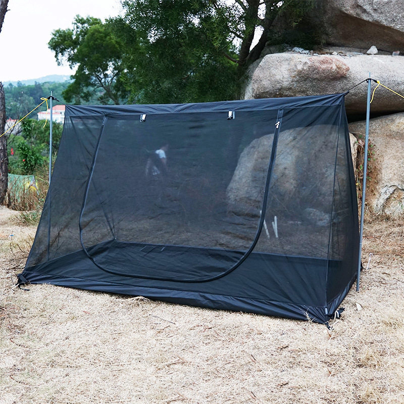 帐篷内帐双人便携户外露营野外无杆防蚊虫纱帐超轻蚊帐庇护所帐篷