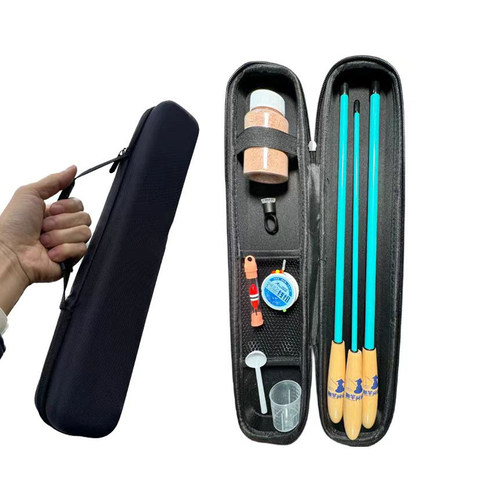 fishing gear kit小物钓渔具包硬壳竿包迷你便携溪流竿专用