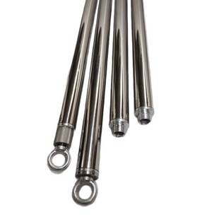 Car pole28mm不锈钢车顶天幕横杆多节遮阳棚侧帐杆双头圆环 tent