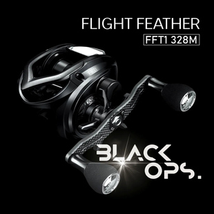 氢羽×BLACKOPS.黑色行动联名限量款 远征者鱼鹰FFT1水滴轮6kg刹车