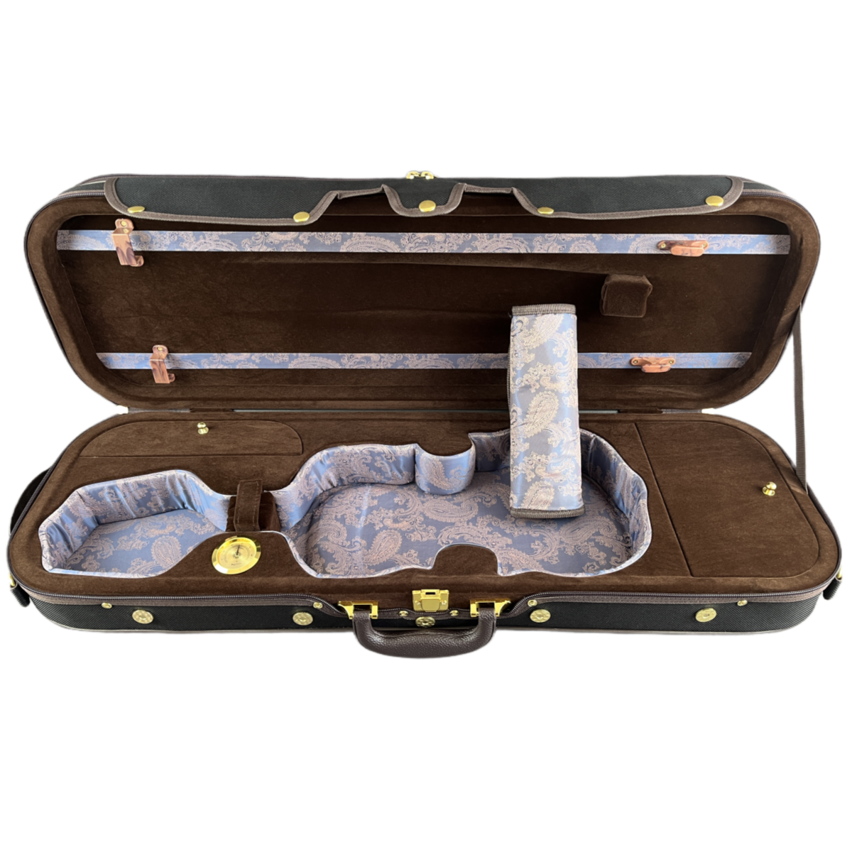 艺鸣乐器 4/4-1/8国风款小提琴盒琴包 大乐谱袋 防水抗压 双肩背