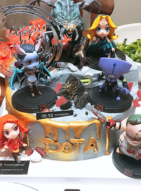 DOTA2手办刀塔2周边TI13本子剑圣屠夫女王TB至宝玩偶周边公仔摆件