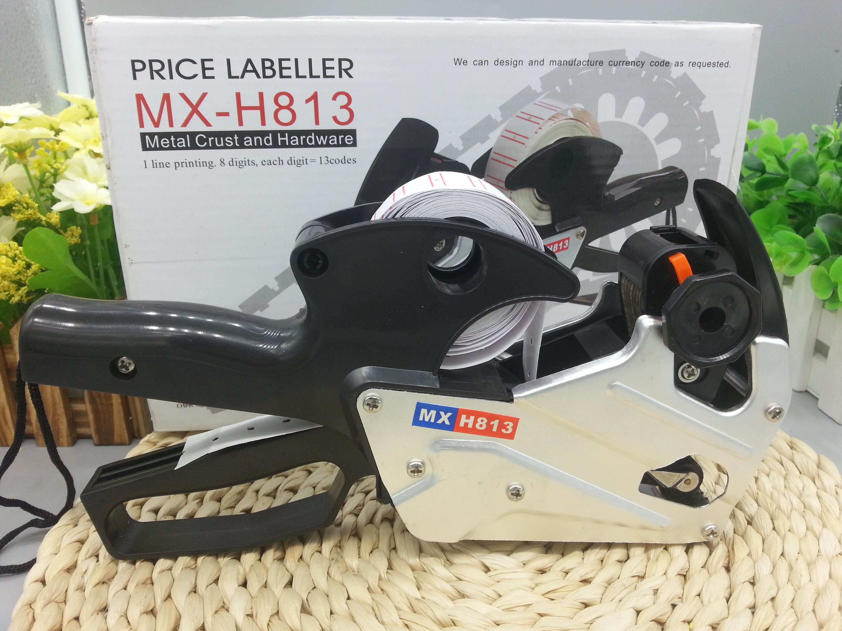 包邮813标价机/单排打价机/打码机/标价器/价格打价器清晰