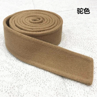 双面羊绒大衣女腰带配饰驼色配羊绒大衣 腰带纯手工