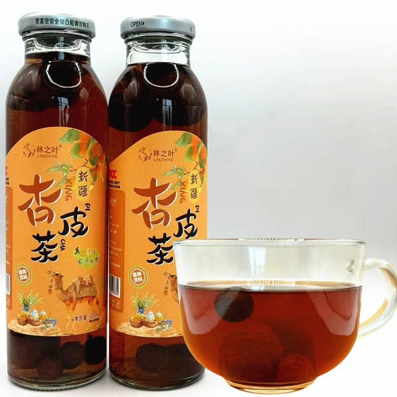 新疆林之叶杏皮茶酸梅汤320ml饮料真果干古法熬制无添加剂饮品,咖啡/麦片/冲饮,植物饮料,淘宝优惠券,粉丝福利购,淘宝优惠卷
