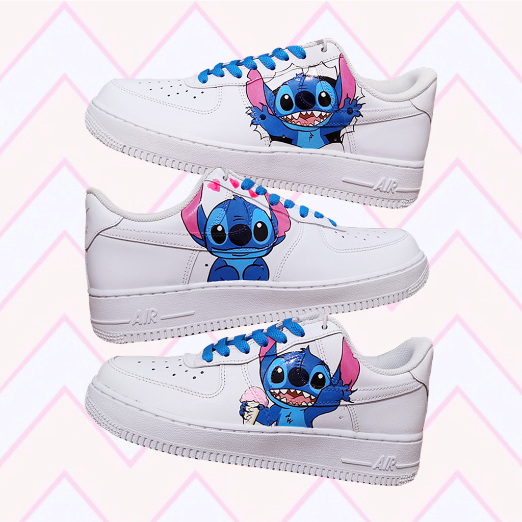 星际宝贝史迪仔DIY迪士尼手绘鞋