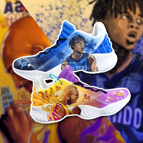 probounce2018球鞋定制黑白漫画