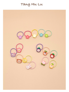 宝宝橡皮筋甜美花朵发圈头饰儿童小皮筋女童不伤发头绳小女孩发饰