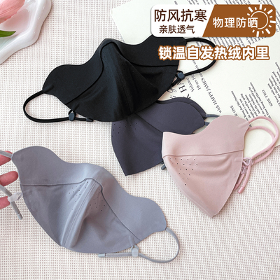 冬季哈气戴眼镜不起雾的口罩女高颜值保暖防风加大护眼角2025新款
