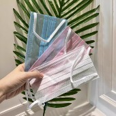 防晒单层白色男女独立包装 一次性口罩超薄款 透气一层二层极薄夏季