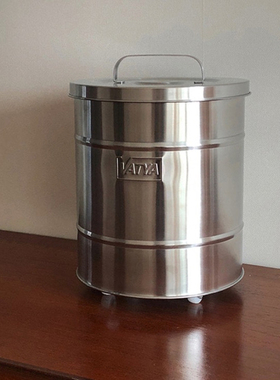 韩国制VATYA不锈钢米桶家用防虫防潮米箱密封带盖带量杯厨房米缸