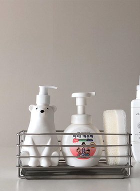 卫生实用 韩国VATYA不锈钢龙头置物架抹布洗洁精沥水架厨房收纳架