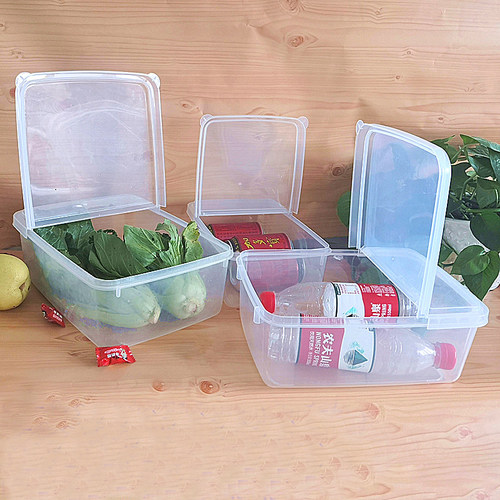 翻盖食品级保鲜盒厨房冰箱收纳盒