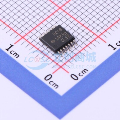 逻辑门 SN74HC08PW TSSOP-14 TI/德州 电子元器件配套 原装正品