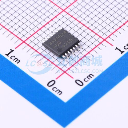 比较器 MAX9034AUD+ TSSOP-14 MAXIM(美信) 电子元件配单原装正品