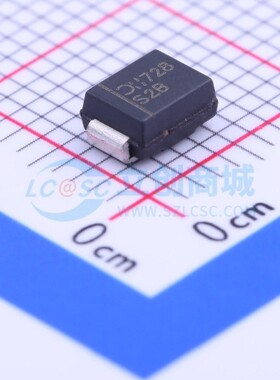通用二极管 S2B-13-F SMB(DO-214AA) DIODES(美台) 电子元件配单