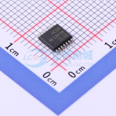 逻辑门 SN74HC08PW TSSOP-14 TI/德州 电子元器件配单原装正品