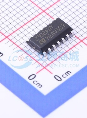 运算放大器 LM2902AWYDT SOP-14 ST(意法半导体) 电子元器件 原装