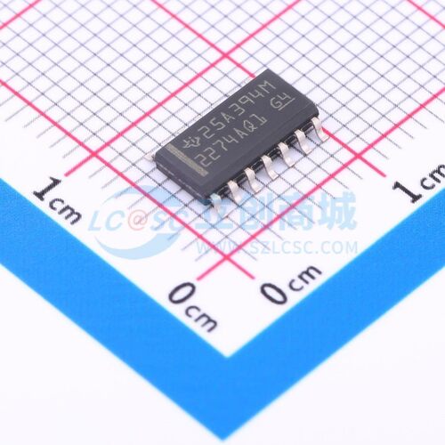 运算放大器 TLC2274AQDRQ1 SOIC-14 TI/德州 电子元器件原装正品