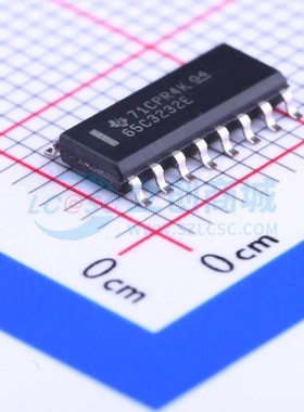 RS232芯片 SN65C3232ED SOIC-16 TI/德州 电子元器件配单原装正品