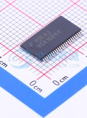 缓冲器/驱动器/收发器 74VCX16244MTDX TSSOP-48-6.2mm onsemi(安