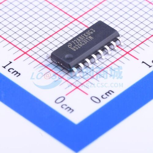 RS-485/RS-422芯片 DS26C31TMX/NOPB SOIC-16 TI/德州 电子元器件