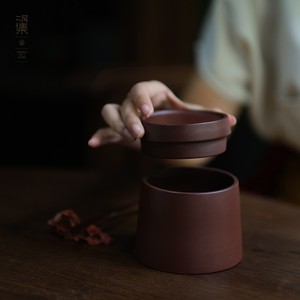 茶叶罐紫砂茶仓中式