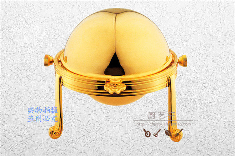 镀金银翅盅 汤窝 不锈钢鲍鱼翅盅燕窝 参窝出口欧美高级酒店用品